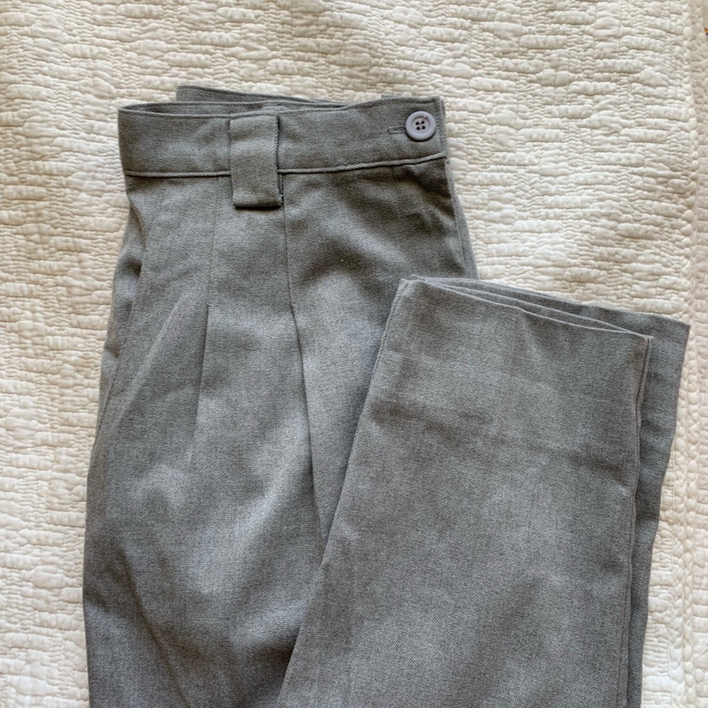 Grey twill pants